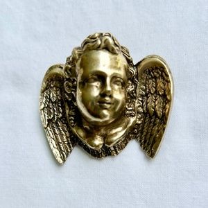 Bronze Angel Brooch